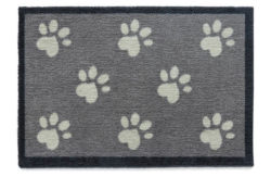 Howler and Scratch Big Paws Doormat - 100x50cm - Grey.